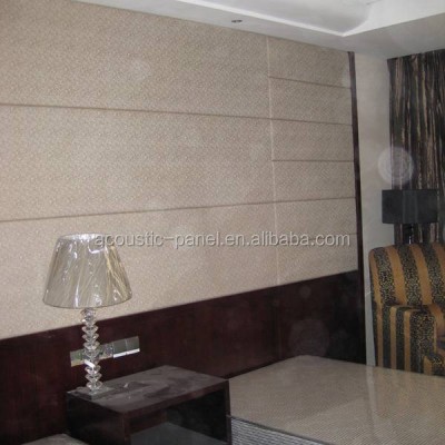 Hotel Headboard Background Wall Panel Decorative Fabric Acoustic Wall Panel Soundproof Materials